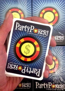 PartyPoker Blue And Green Deck Set