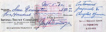 Joseph Dunninger Signed Tan $500 Checks