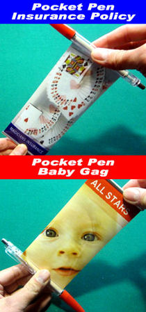 Pocket Pen Insurance Policy And Baby Gag (Magic Ian)