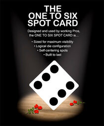 One To Six Spot Card (Martin Lewis)