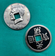 Jumbo Holed Double Sided Coin