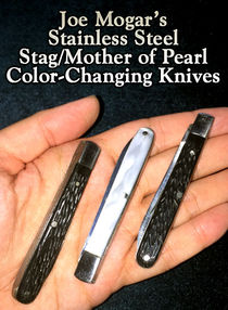 Mogar's Stainless Steel Color Changing Knives