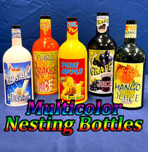 Multicolor Nesting Bottles