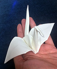 Origamagic White Crane