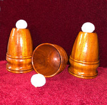 Wooden Cups & Balls Set